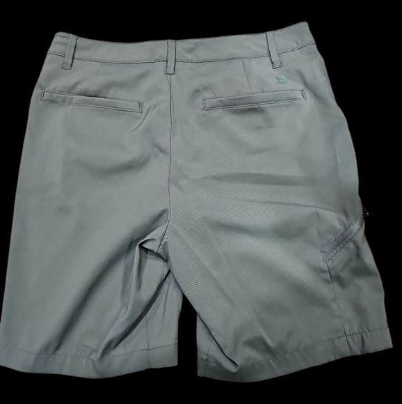 All in Motion Olive Green Flat Front Shorts - Picture 6 of 6
